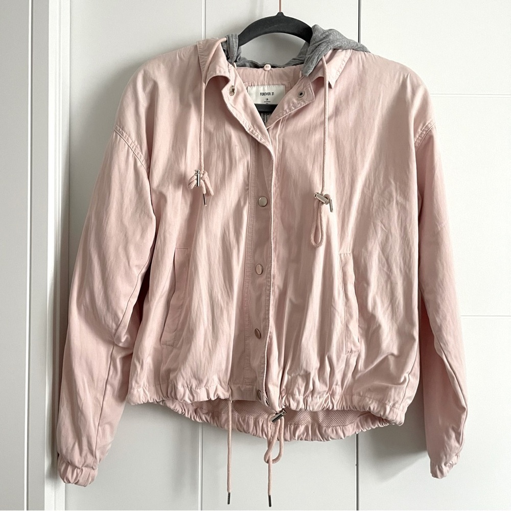 Forever 21 Pink Bomber Jacket